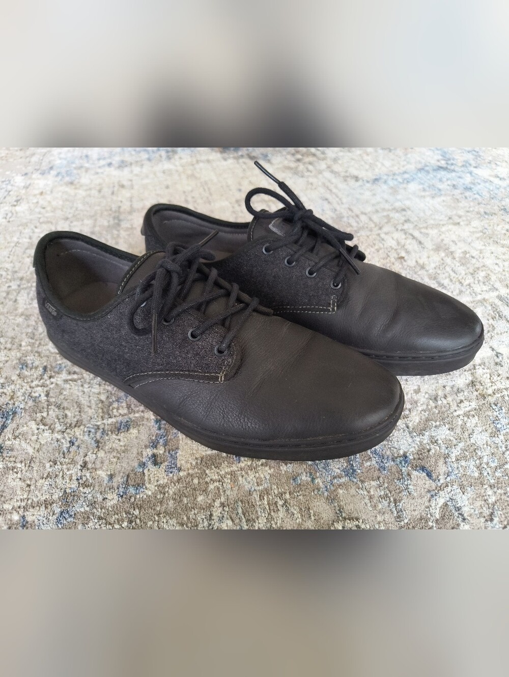 Vans OTW Ludlow Black Leather Felt Pack Men's 12